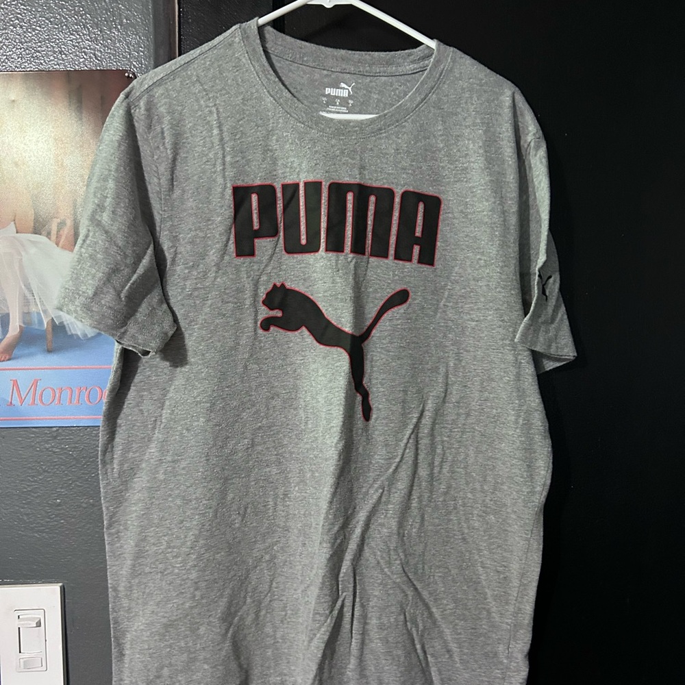 PUMA Men's Gray T-Shirt